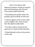 Math Flashcards Exponents: The Forms of Powers