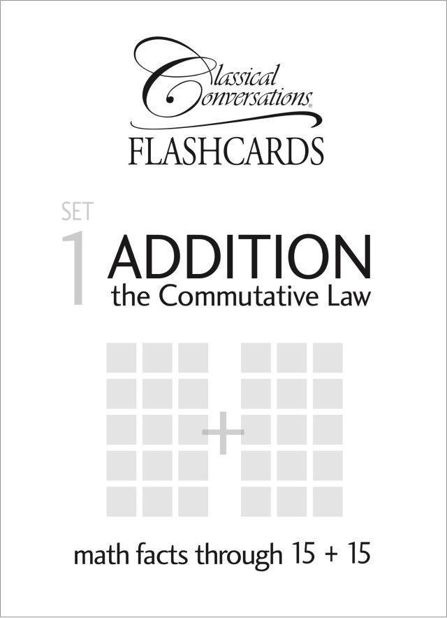 Math Flashcards, Set 1 Addition Classical Conversations