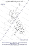 United Kingdom Cycle 3 Geography Maps (Black Line Master)
