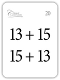 Addition: The Commutative Law (Math Flashcards)