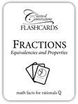 Fractions: Equivalencies and Properties (Math Flashcards)