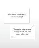 Latin Verbs and Conjunctions Flashcards