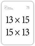 Multiplication: The Commutative Law (Math Flashcards)