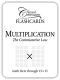 Multiplication: The Commutative Law (Math Flashcards)