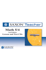 Saxon Math 5/4 Homeschool Saxon Teacher CD ROM 3rd Edition
