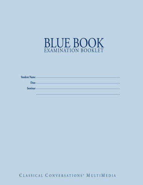 100 Pack Exam Blue Books - 8.5 X 11, 16 Pages Each, Wide Ruled Saddle Stitched Test Books For School, Home & Office