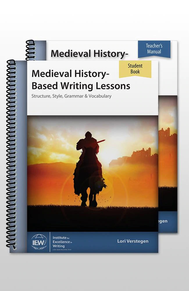 IEW Medieval History Based Writing Lessons Series Cycle 2 Combo Iew medieval history based writing lessons series cycle 2 combo