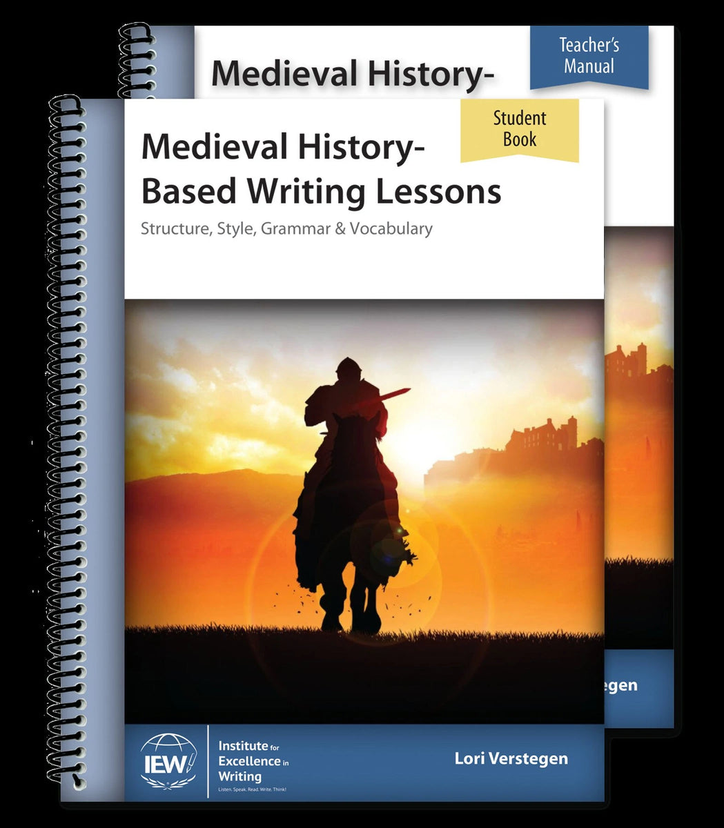 (Combo) IEW Medieval History-Based Writing Lessons Series (Cycle 2 ...