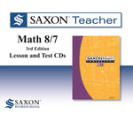 Saxon Math 8/7 Homeschool Saxon Teacher CD ROM 3rd Edition
