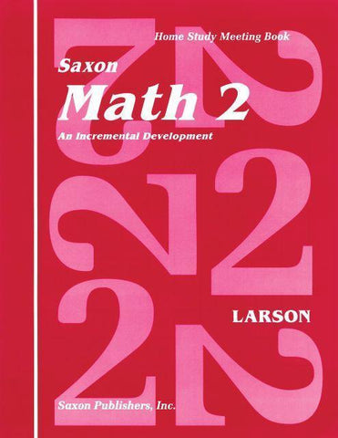 Saxon Second Grade Homeschool Kit